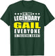 Name Gail First Name Gifts - Funny Personalized Gift T-Shirt - T-Shirt | Forest
