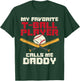 Favorite Tball Player Daddy Baseball Family Dad Papa Men T-Shirt - T-Shirt | Forest