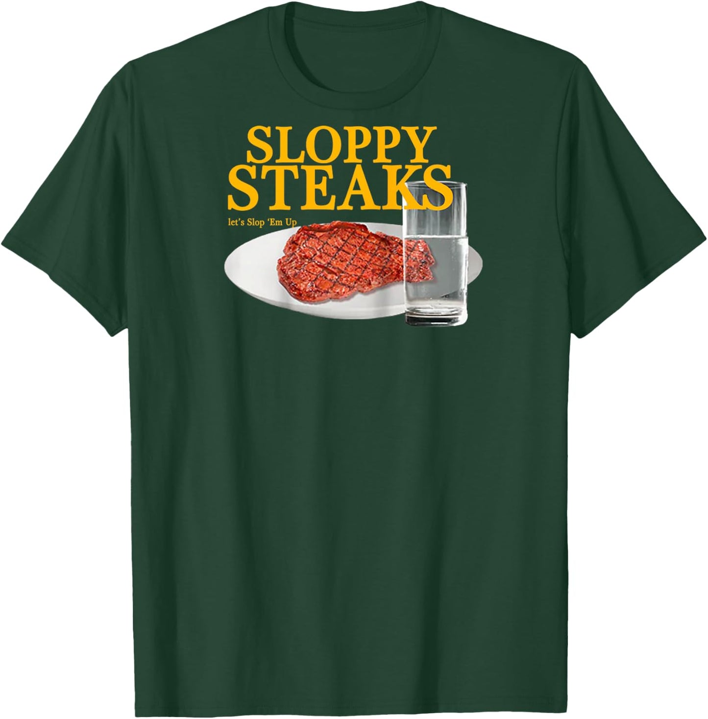 Vintage Sloppy Steaks I Think You Should Leave Raglan Baseball T-Shirt - T-Shirt | Forest