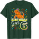 Bearded Dragon Lizard Kids 6th Birthday - 6 Year Old Girl T-Shirt - T-Shirt | Forest