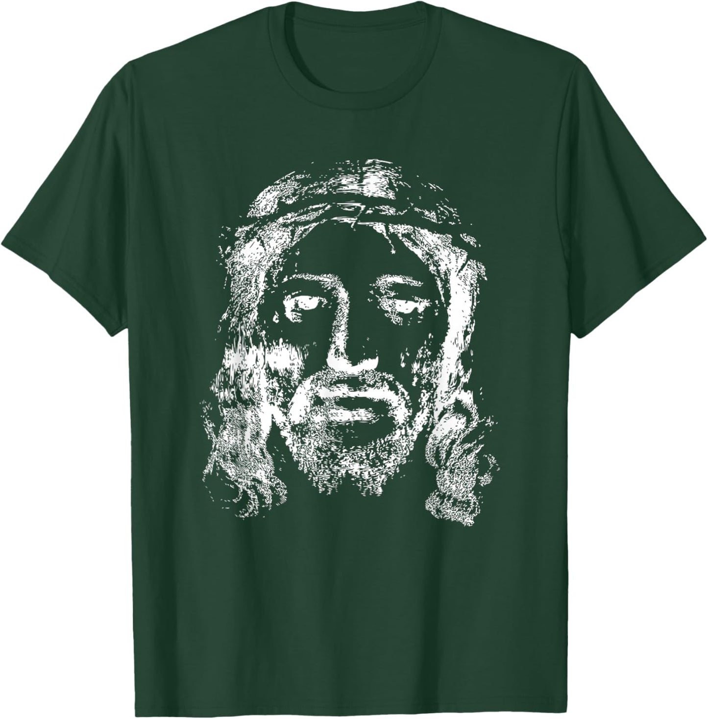 Jesus Christ Face T-Shirt - T-Shirt | Forest