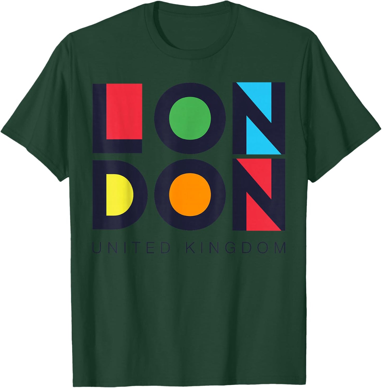 London Fashion Graphic T Shirts, I Love London Vibes, London T-Shirt - T-Shirt | Forest