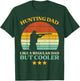 Hunting Dad Like Regular Retro Fathers Day Hunter Daddy Papa T-Shirt - T-Shirt | Forest