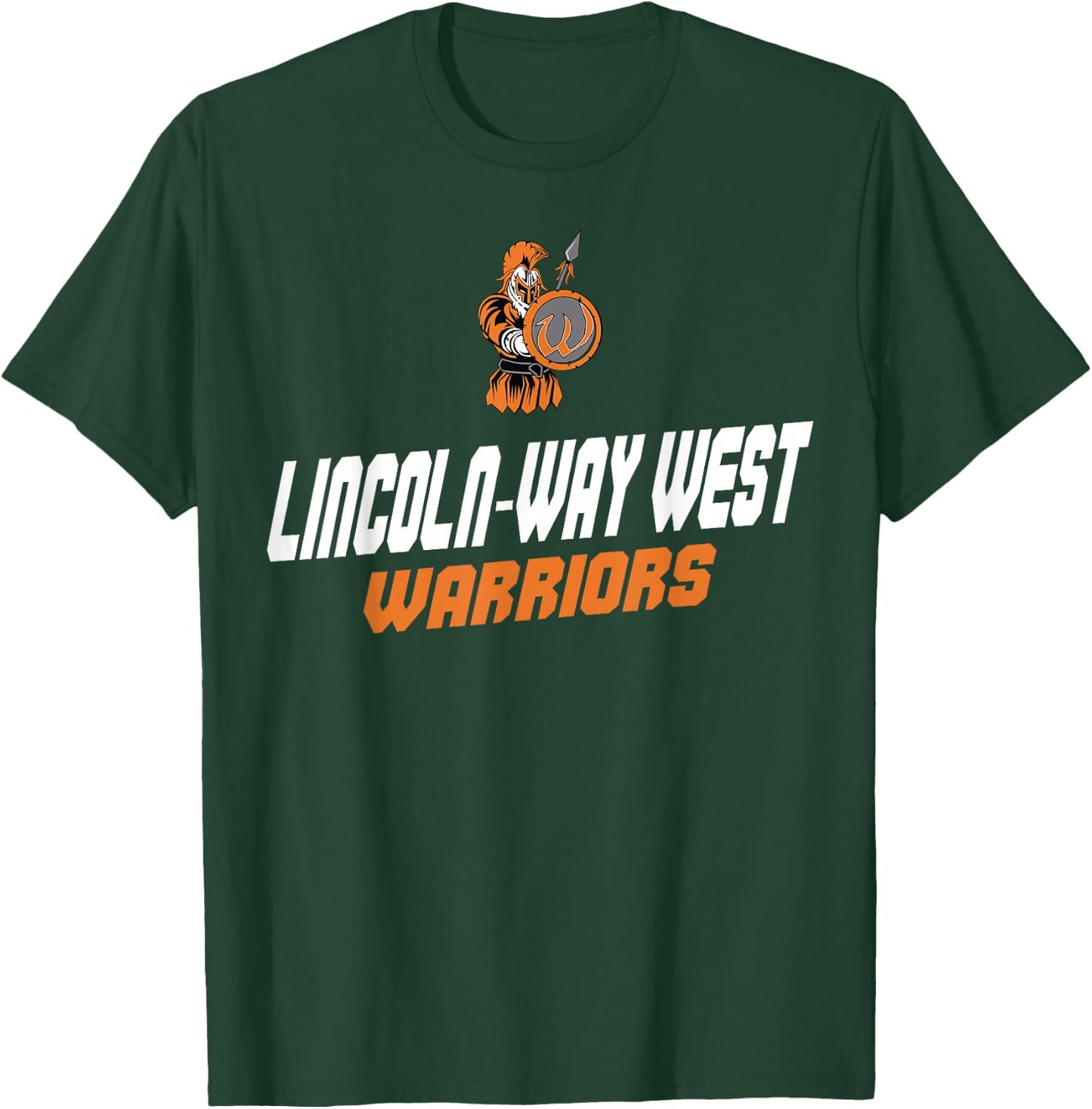Lincoln-Way West High School Warriors C11 T-Shirt - T-Shirt | Forest