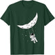 Moon Swing Man On The Moon - Space Astronomy Astronaut T-Shirt - T-Shirt | Forest