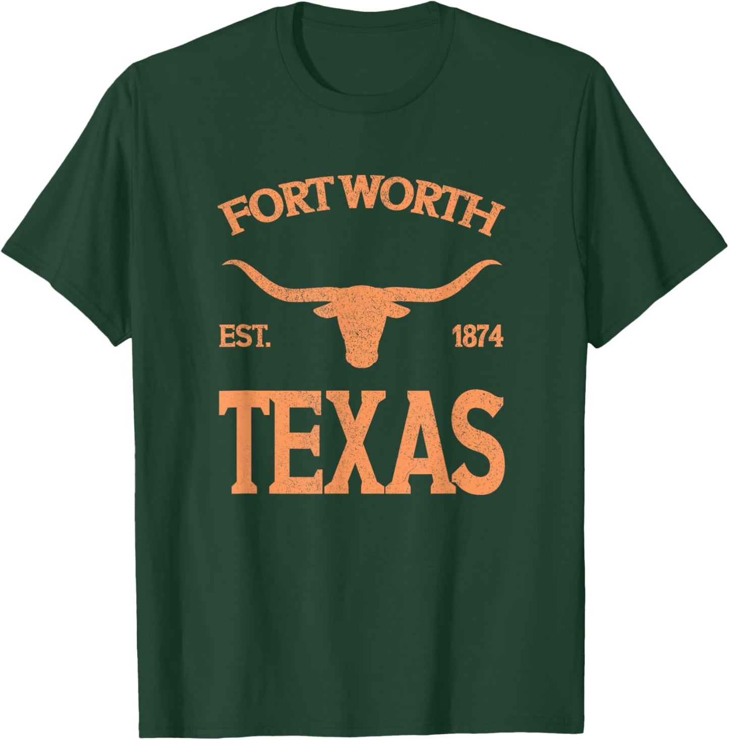 Fort Worth Texas T-Shirt - T-Shirt | Forest