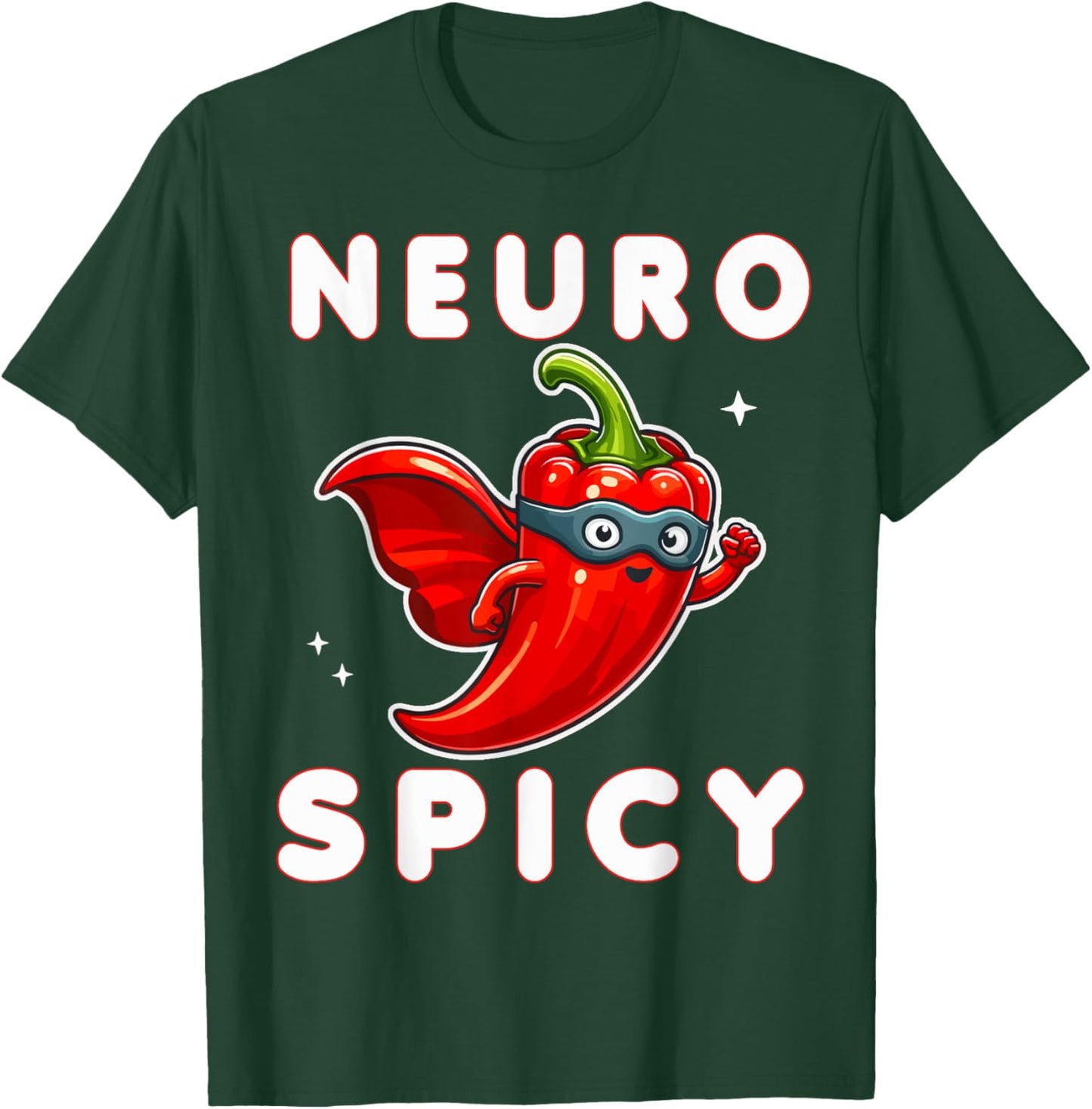 Neurotypical Neurodiversity Neuro Spicy Autism T-Shirt - T-Shirt | Forest