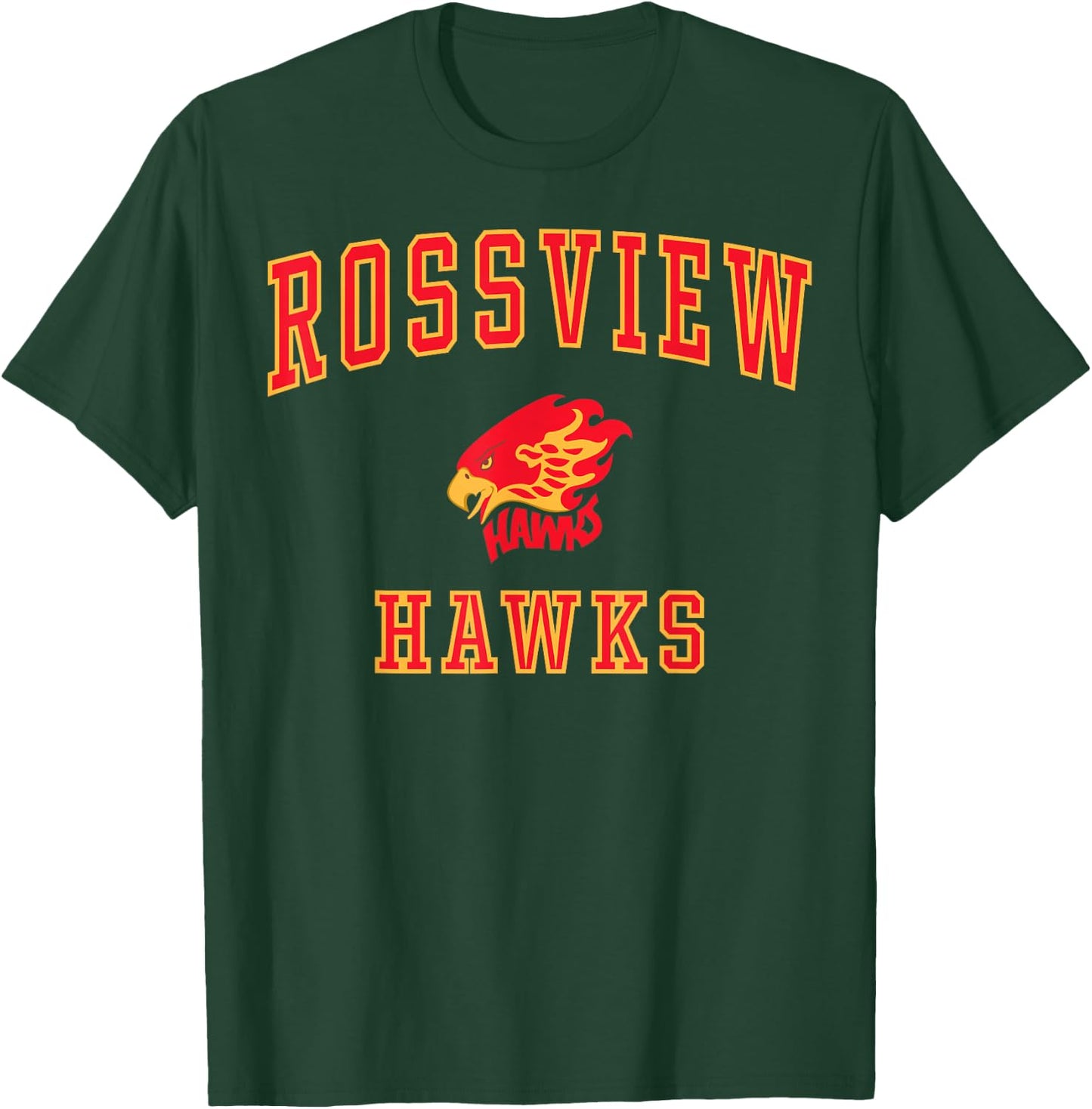 Rossview High School Hawks C1 T-Shirt - T-Shirt | Forest