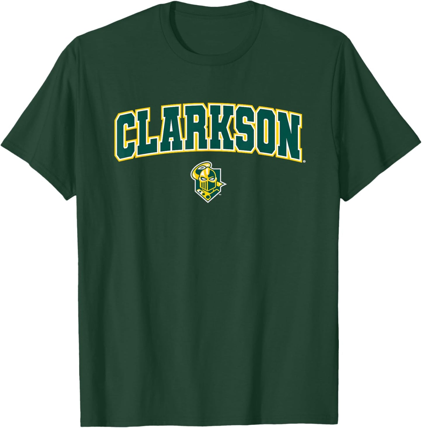 Clarkson University Golden Knights Arch Logo T-Shirt - T-Shirt | Forest