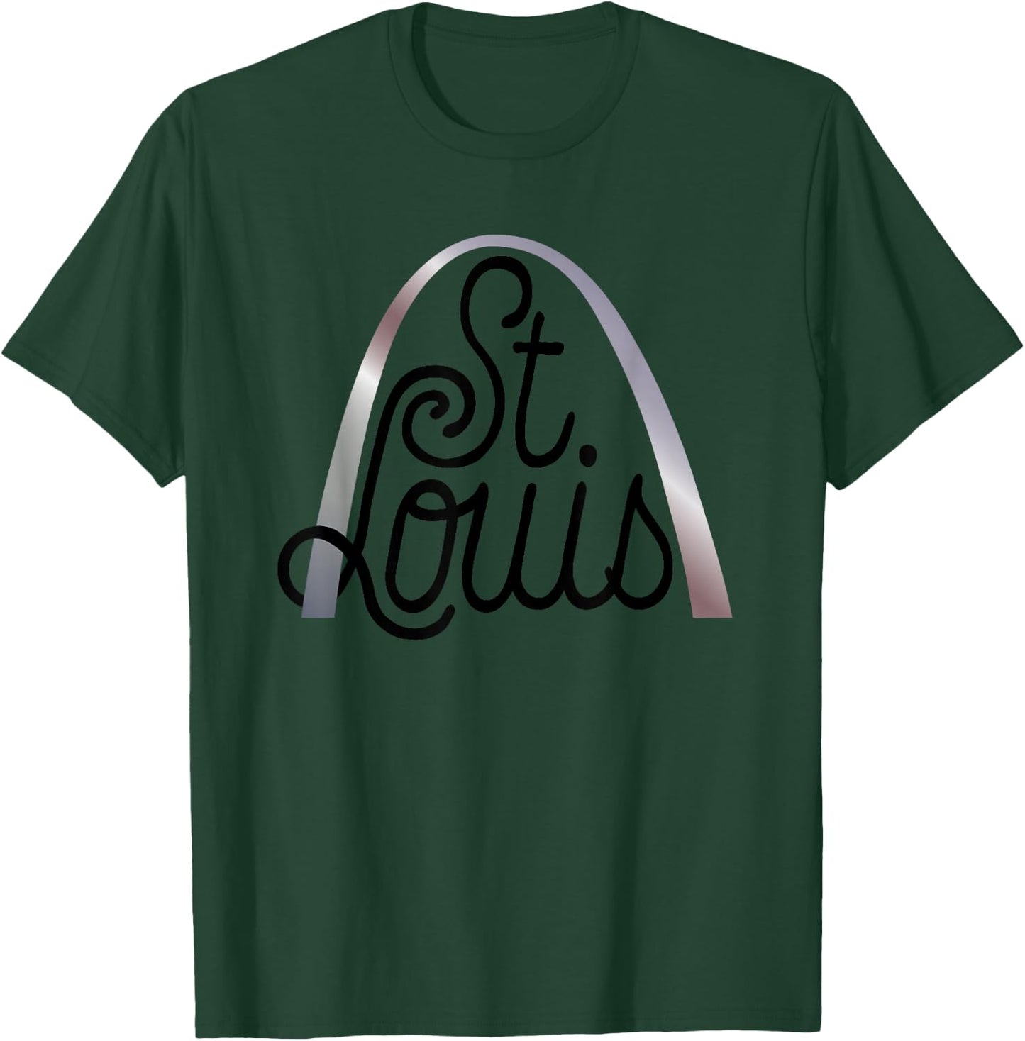Saint Louis Missouri Souvenir Gateway Arch USA Gift T-Shirt - T-Shirt | Forest