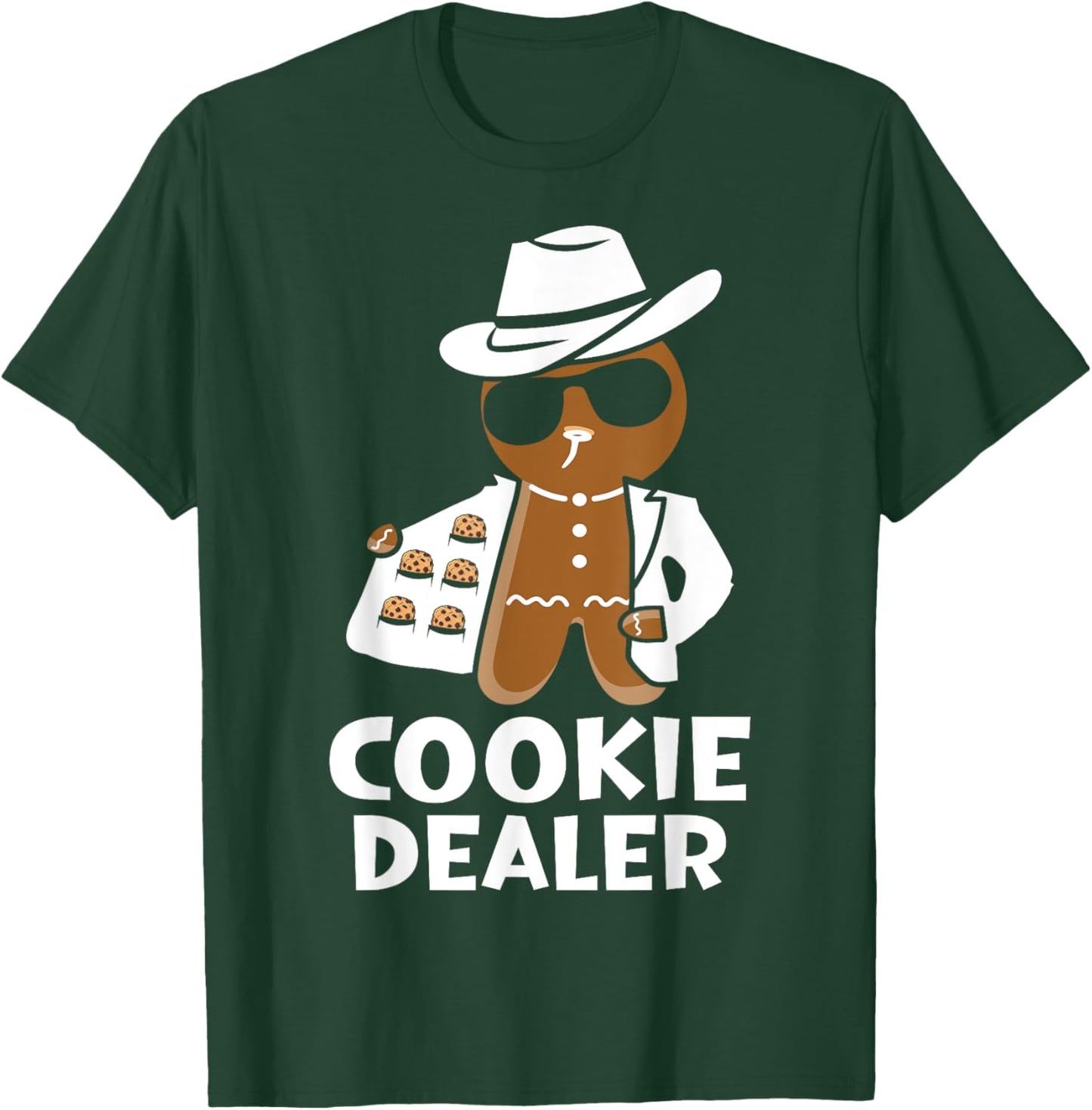 Funny Cookie Dealer Gingerbread T-Shirt - T-Shirt | Forest