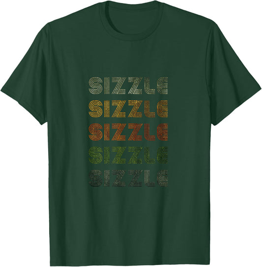 Love Heart Sizzle Grunge Vintage Style Black Sizzle T-Shirt - T-Shirt | Forest