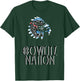 Cowlitz Tribal Nation Flag | Native American | Headdress T-Shirt - T-Shirt | Forest