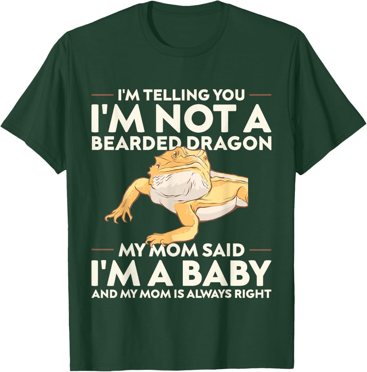 Lizard Bearded Dragon , Women and Kids T-Shirt - T-Shirt | Forest