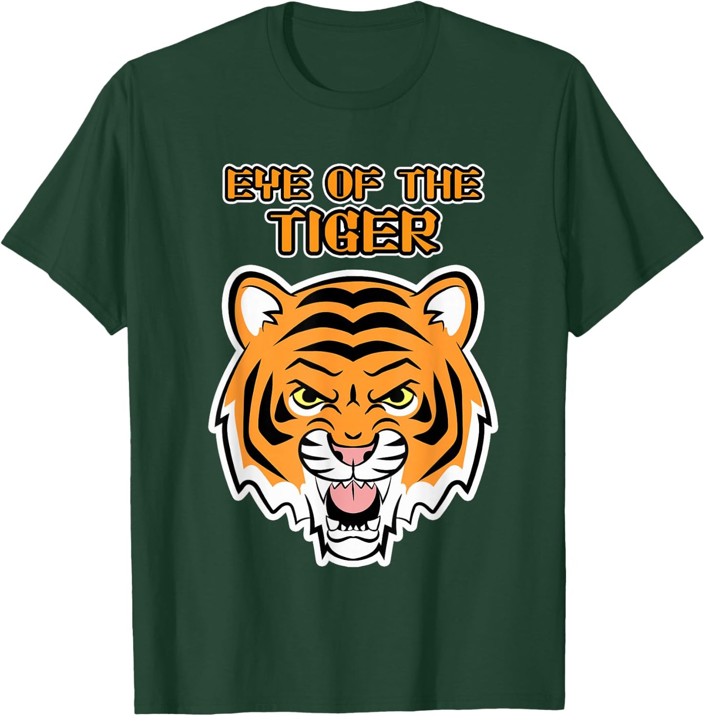 Funny Tigercat Eye of the Tiger , Men & Kids, Gift T-Shirt - T-Shirt | Forest