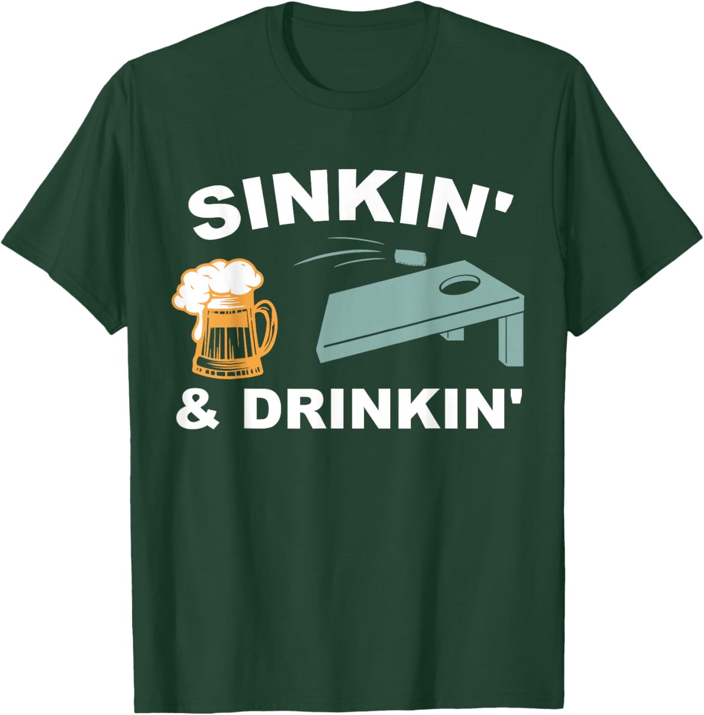 Sinkin And Drinkin T-Shirt - T-Shirt | Forest