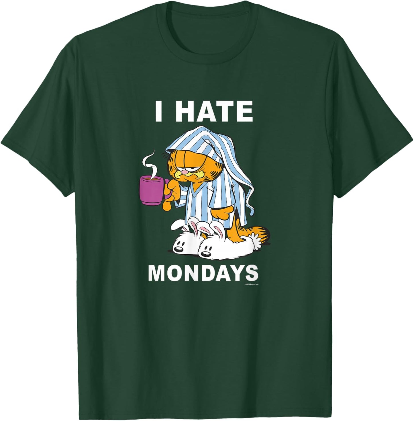 Garfield I Hate Mondays Coffee Garfield T-Shirt - T-Shirt | Forest