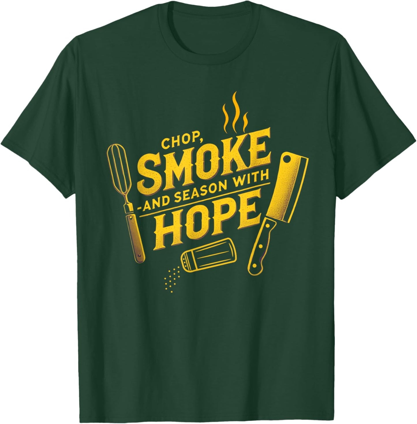 Funny BBQ Smoker Meat Smoking Tools Grilling Barbecue T-Shirt - T-Shirt | Forest