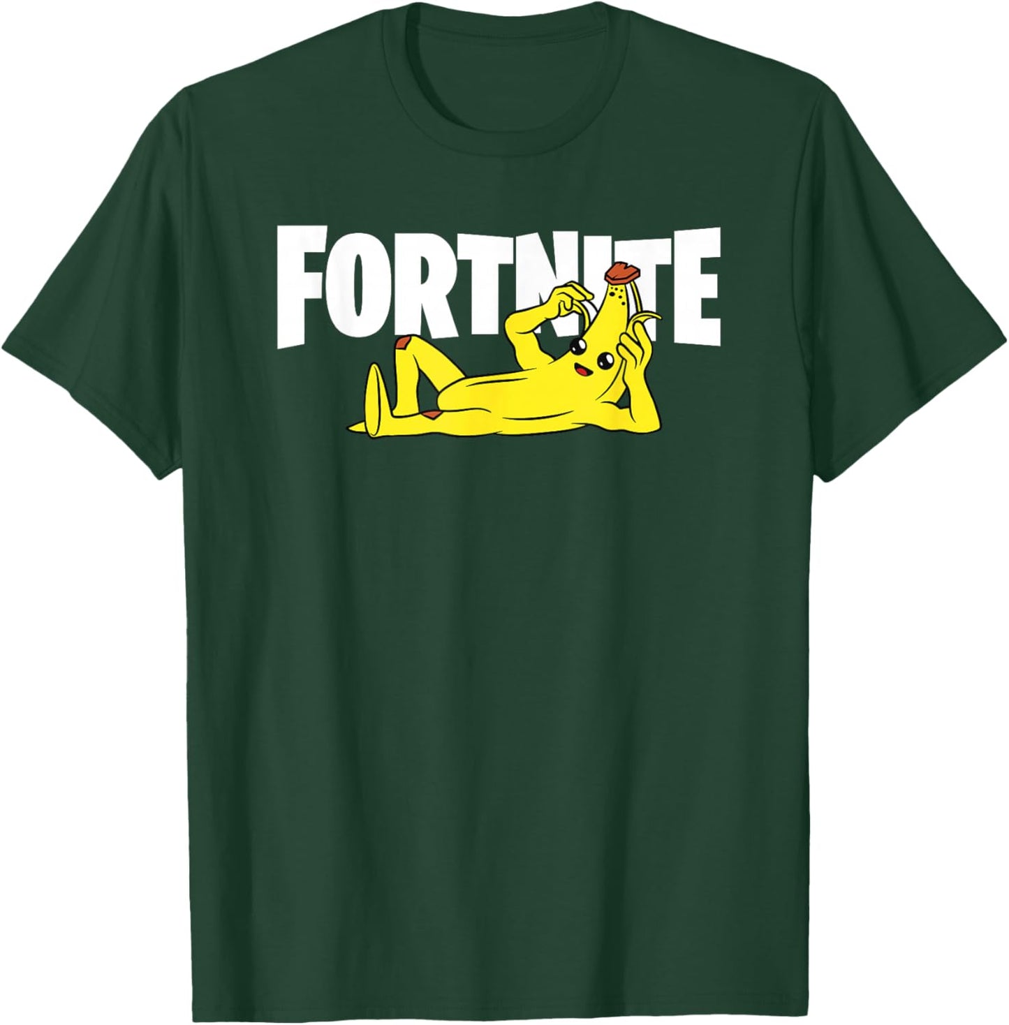 Fortnite Banana Lay Down with Title Small T-Shirt - T-Shirt | Forest