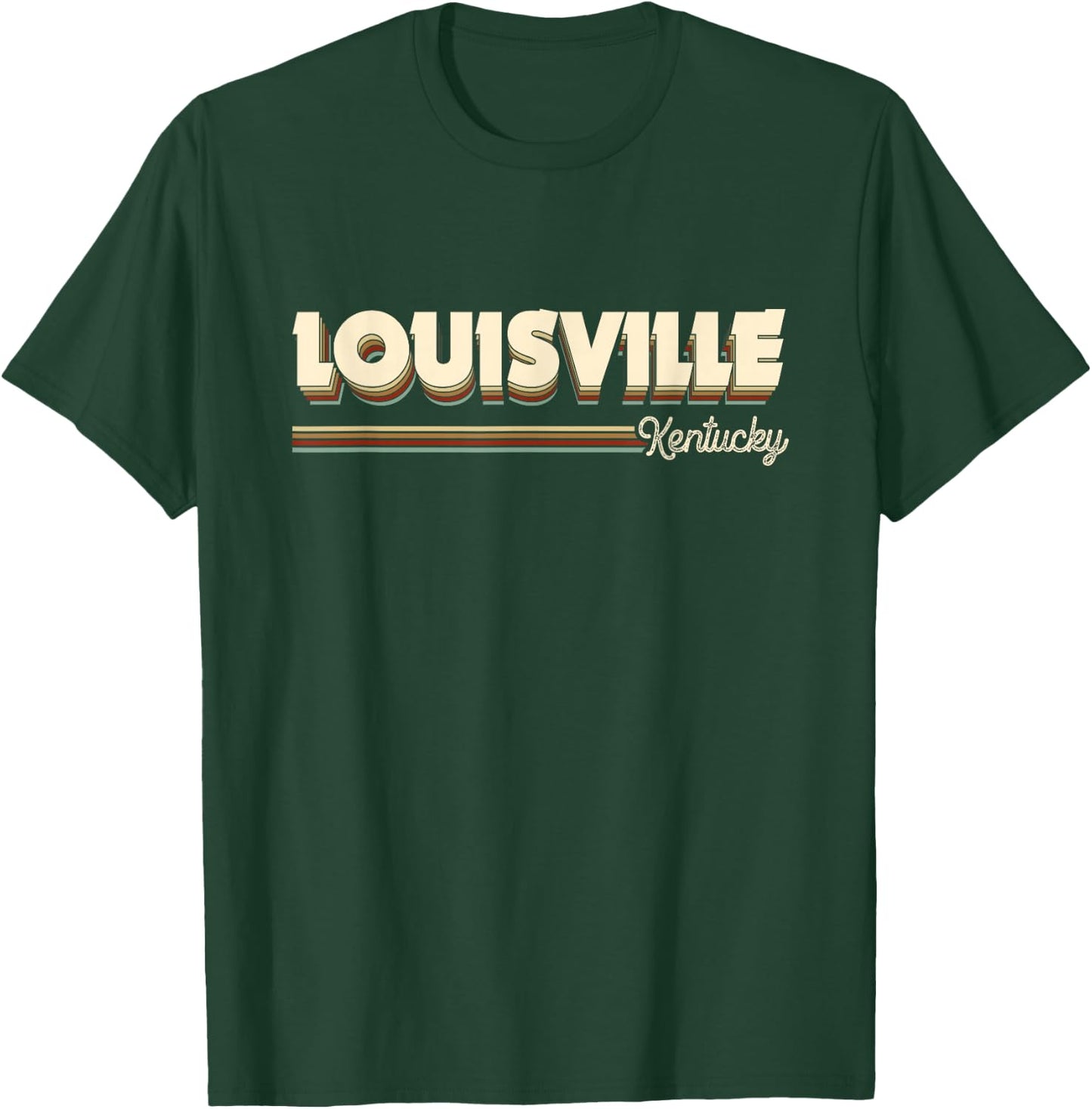 Louisville Kentucky KY Gifts Souvenirs Men Women Kids CIty T-Shirt - T-Shirt | Forest