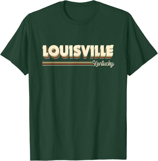 Louisville Kentucky KY Gifts Souvenirs Men Women Kids CIty T-Shirt - T-Shirt | Forest