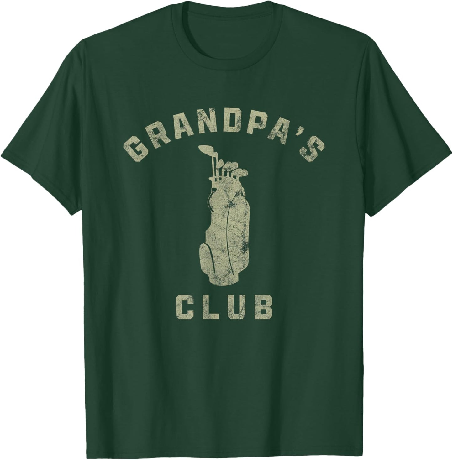 Grandpa's Club Golf Lover Golfer Sport Family T-Shirt - T-Shirt | Forest