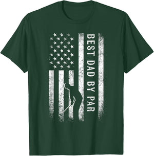 Best Dad By Par Golfing Gifts Dad Father's Day Golf T-Shirt - T-Shirt | Forest