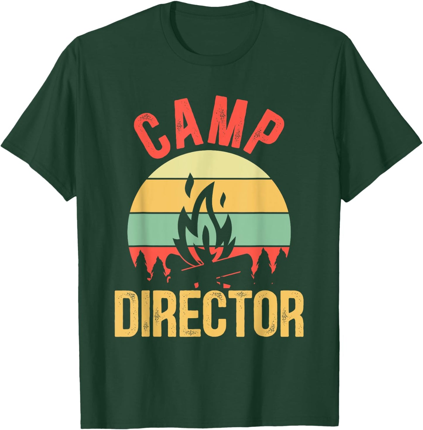 Summer Camp Director Counselor Camper T-Shirt - T-Shirt | Forest