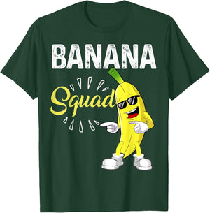 Funny Banana Squad Halloween Costume Banana Sunglusses Team T-Shirt - T-Shirt | Forest