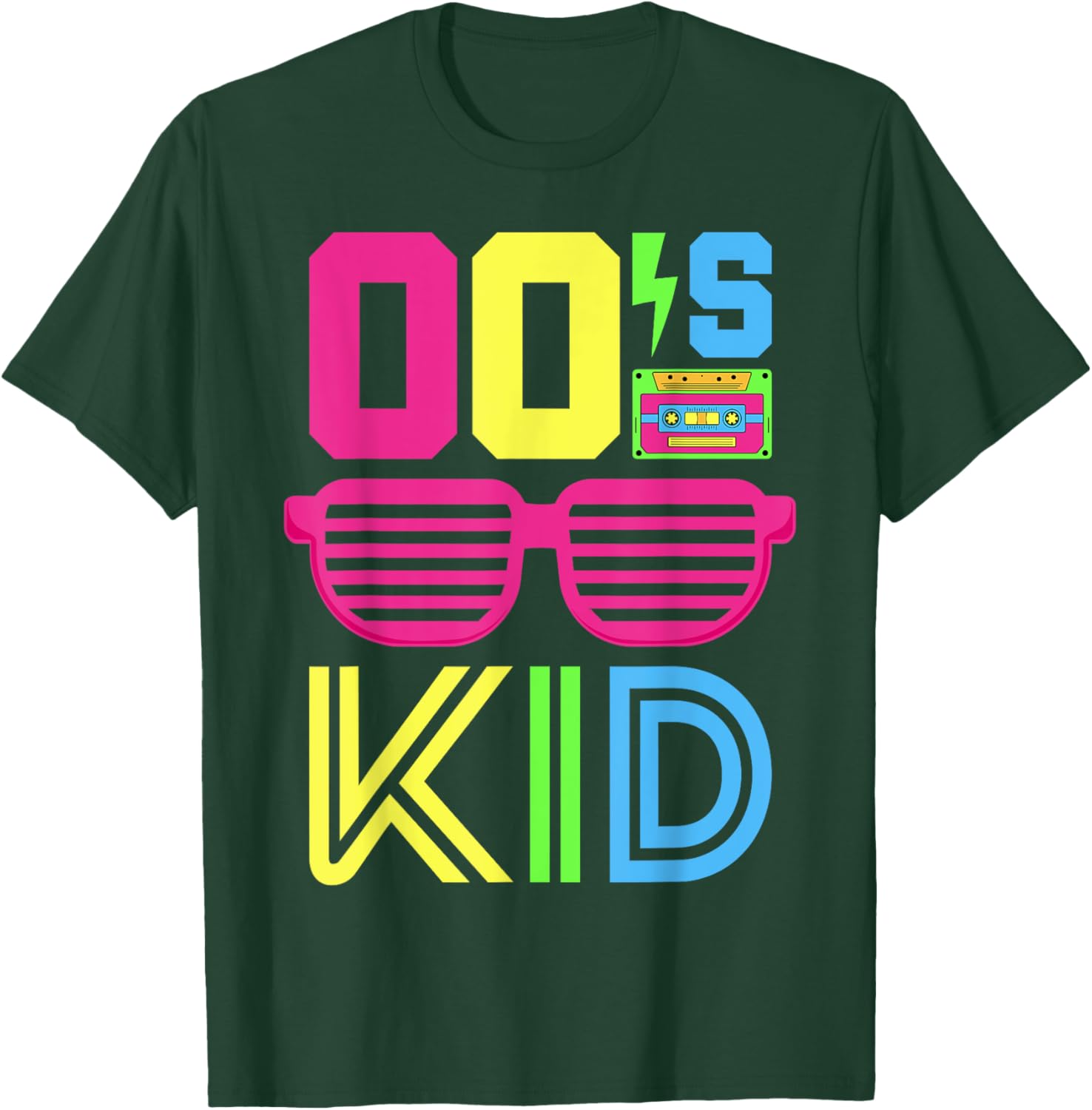 2000's Kid 00s Themed Party 2000s Costume Early 2000s Outfit T-Shirt - T-Shirt | Forest