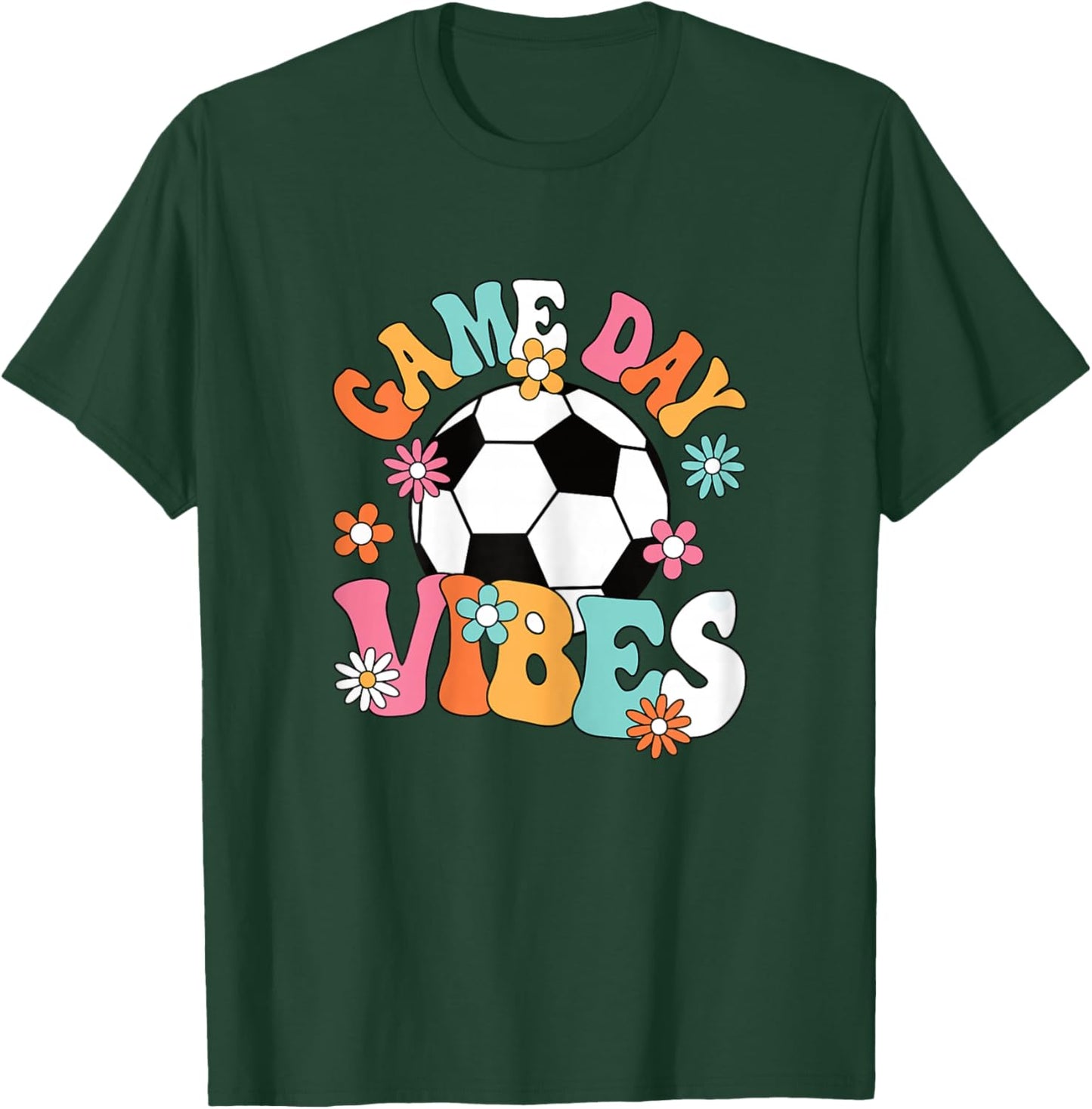 Soccer Game Day Soccer Player Women Girls T-Shirt - T-Shirt | Forest
