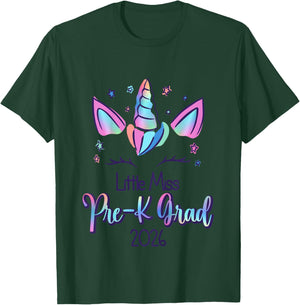 Pre-K Grad 2026 Unicorn Prek Grad Preschool Graduation 2026 T-Shirt - T-Shirt | Forest