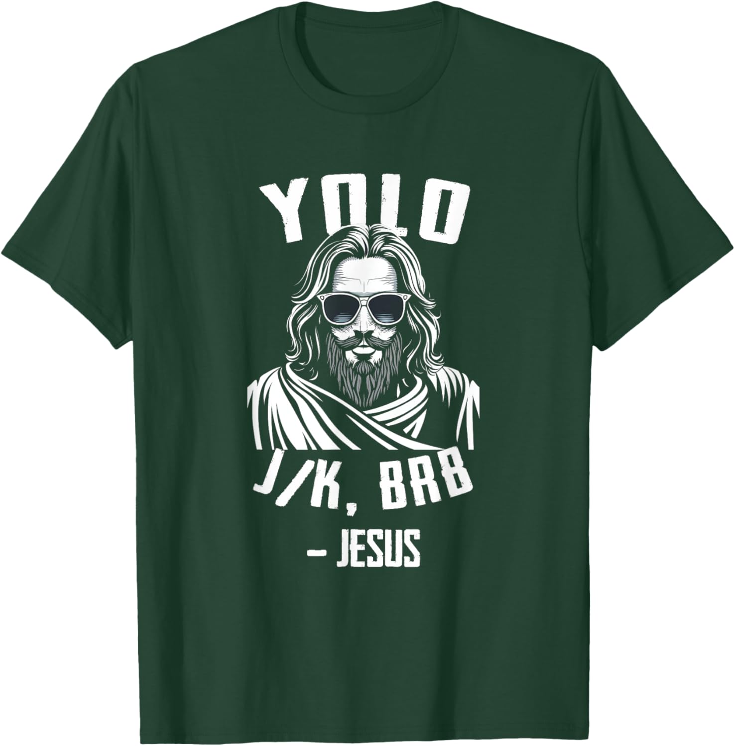 Yolo Jk Brb Funny Easter Day Vintage T-Shirt - T-Shirt | Forest