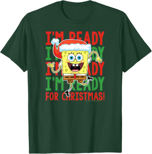 SpongeBob SquarePants - I'm Ready For Christmas T-Shirt - T-Shirt | Forest