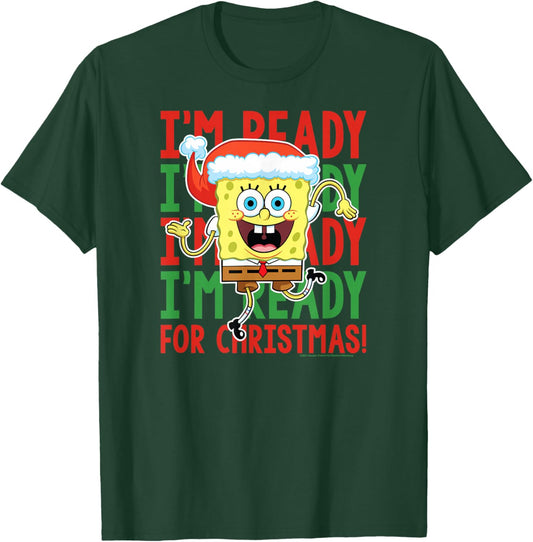 SpongeBob SquarePants - I'm Ready For Christmas T-Shirt - T-Shirt | Forest