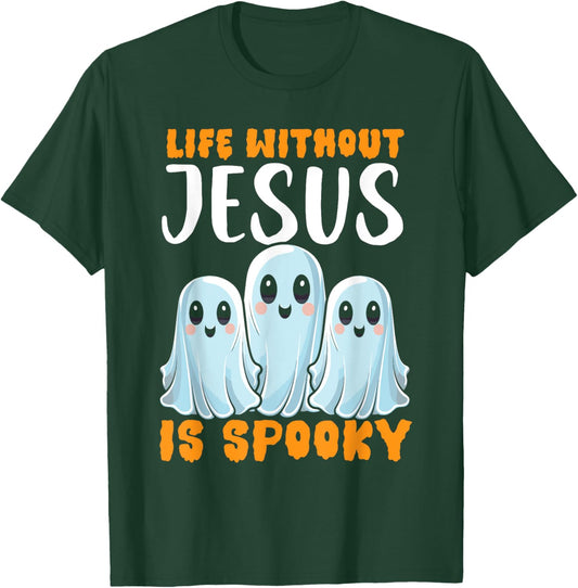 Christian Halloween Jesus Christ Trick Or Treat Christianity T-Shirt - T-Shirt | Forest