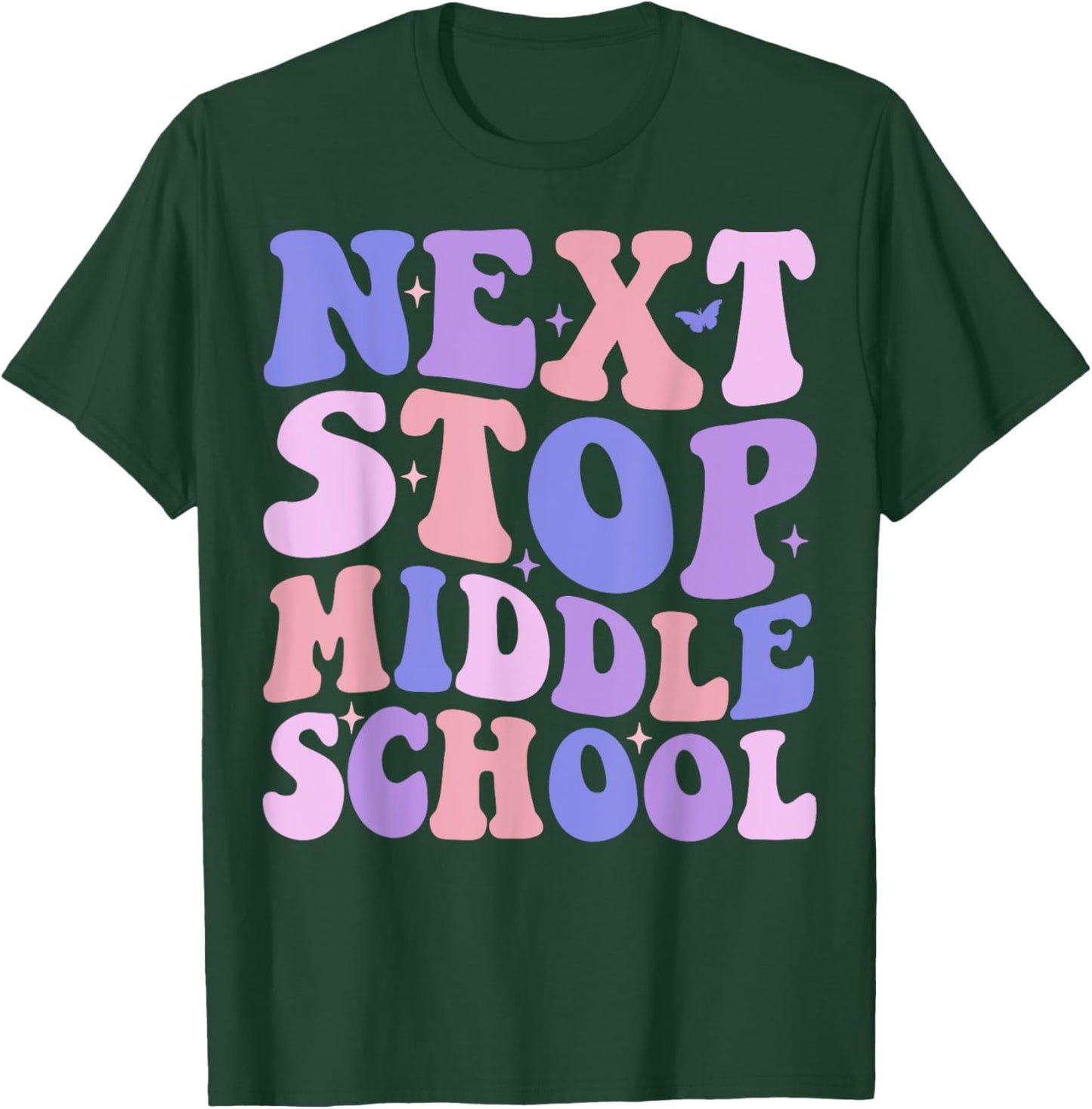 Next Stop Middle School Elementary School Graduation Kids T-Shirt - T-Shirt | Forest