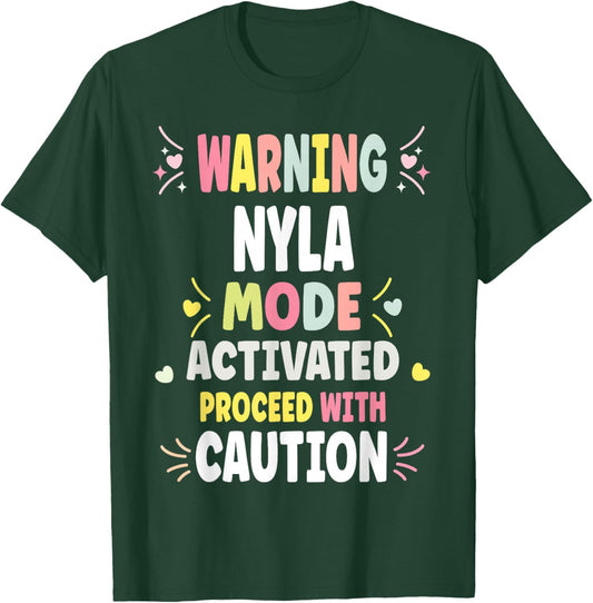 NYLA Personalized Women's Gift Custom NYLA T-Shirt - T-Shirt | Forest