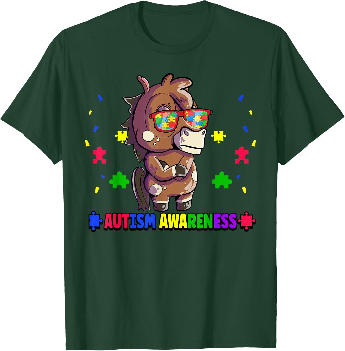Autism Awareness T-Shirt - T-Shirt | Forest