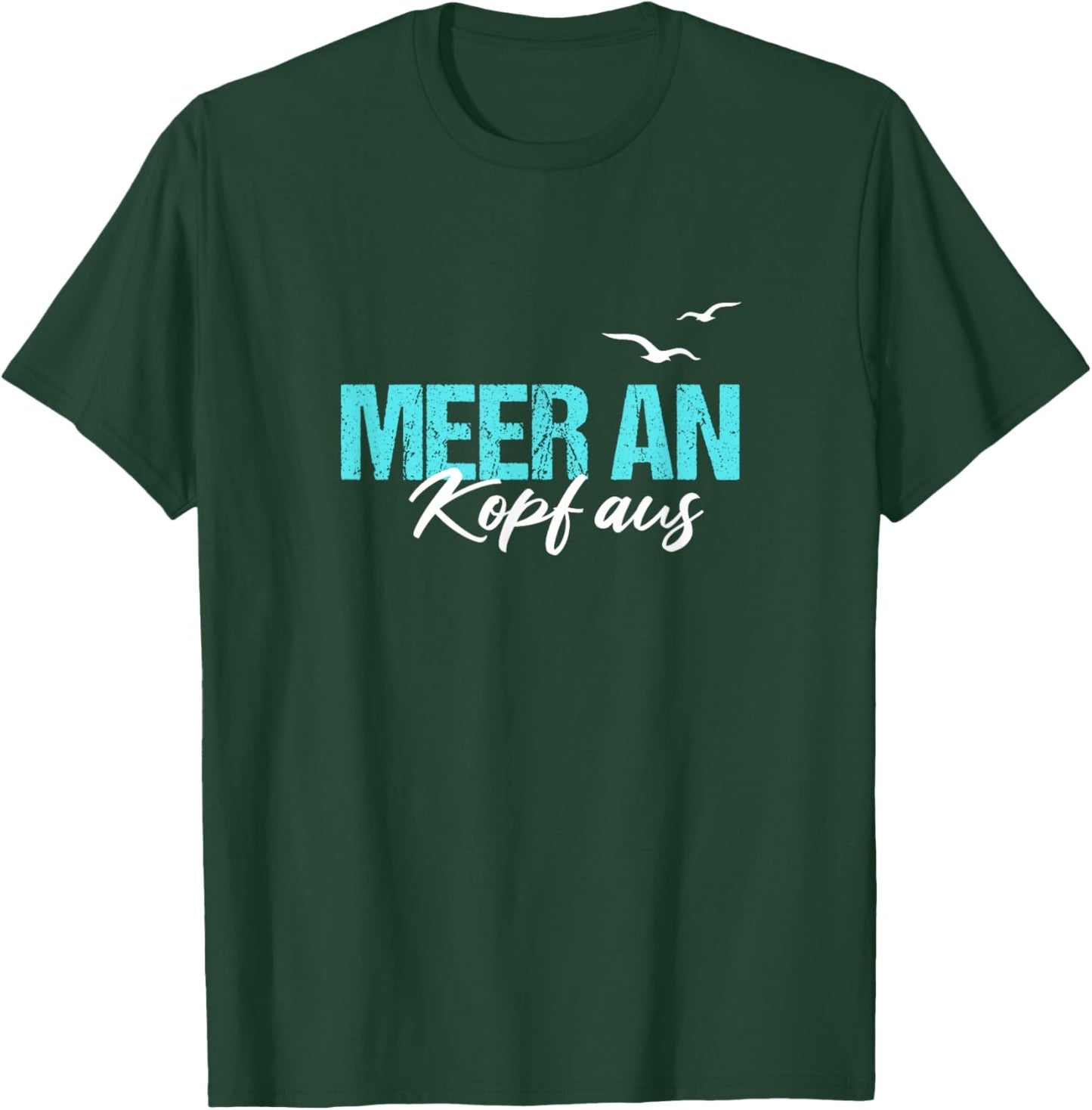 Meer An Kopf Aus Nordsee Küste Hamburg Urlaub Sehnsucht T-Shirt - T-Shirt | Forest