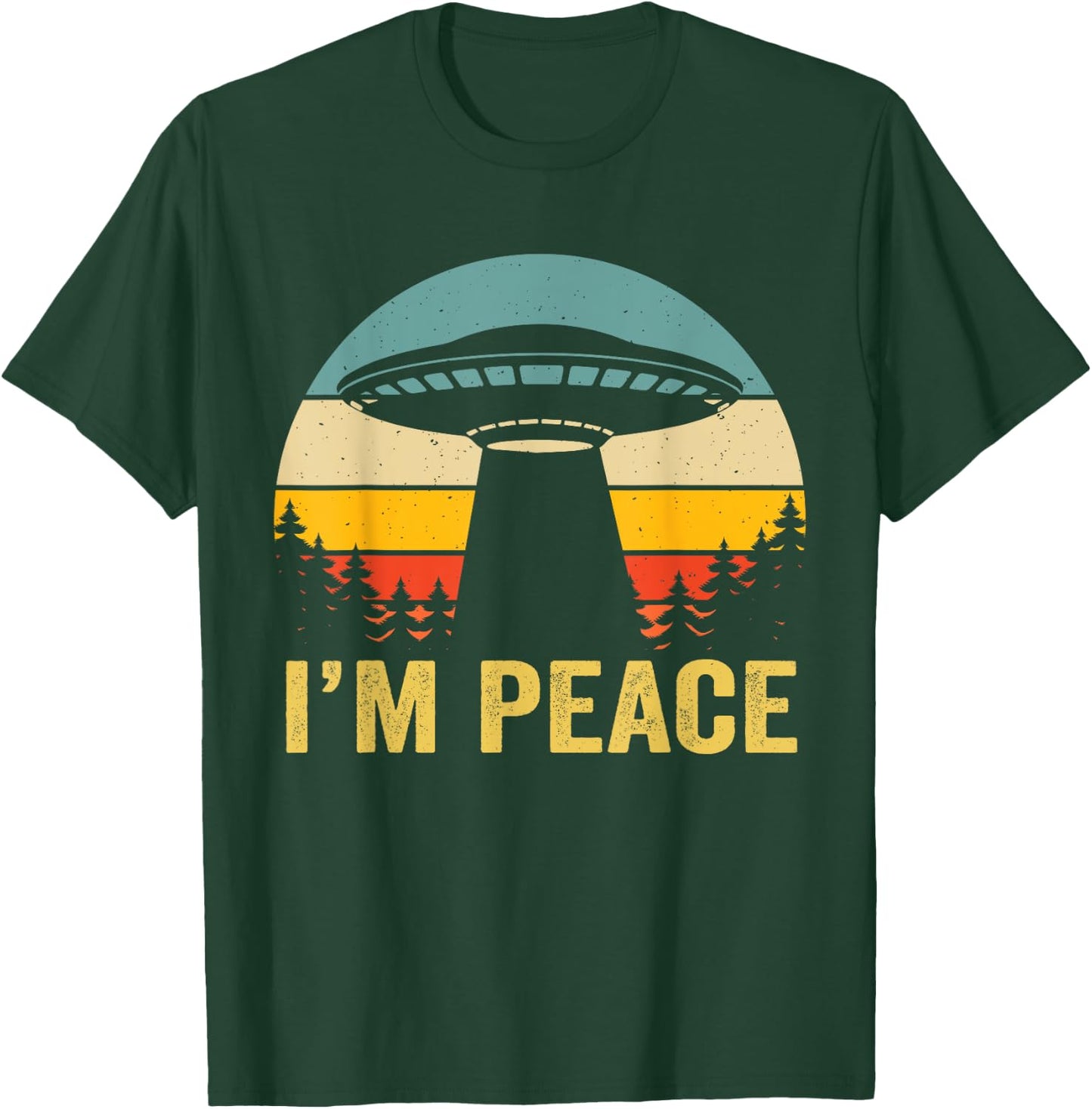 I Come In Peace im Peace Matching Couples Alien T-Shirt - T-Shirt | Forest