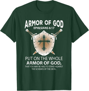 The Full Armor Of God - Ephesians 6:17 T-Shirt - T-Shirt | Forest