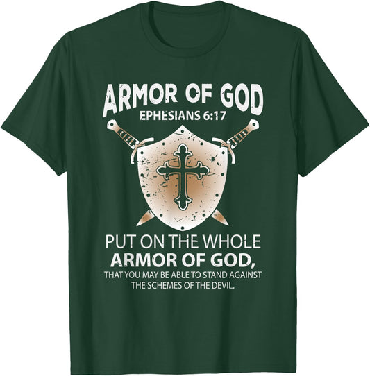 The Full Armor Of God - Ephesians 6:17 T-Shirt - T-Shirt | Forest