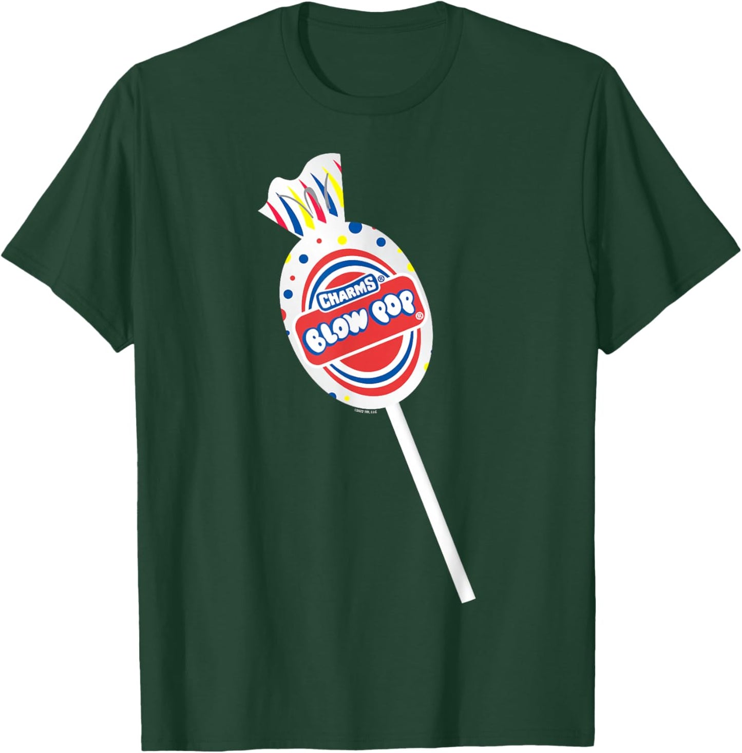 Charms Blow Pop Photo Real Lollipop Logo T-Shirt - T-Shirt | Forest