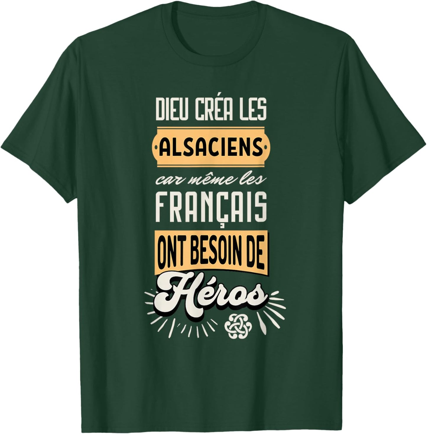 Humour Alsatians French Gift Alsace France , Black, S T-Shirt - T-Shirt | Forest