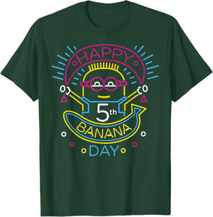 Despicable Me Minions Happy 5th Banana Day T-Shirt - T-Shirt | Forest
