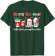 Merry Rx-max Christmas Oncology Pharmacist Pharmacy Tech T-Shirt - T-Shirt | Forest