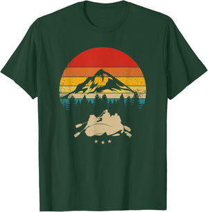 Whitewater Rafting - Vintage Rafter T-Shirt - T-Shirt | Forest