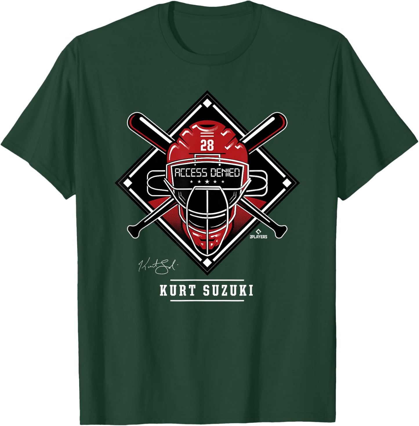Access Denied Kurt Suzuki T-Shirt - T-Shirt | Forest