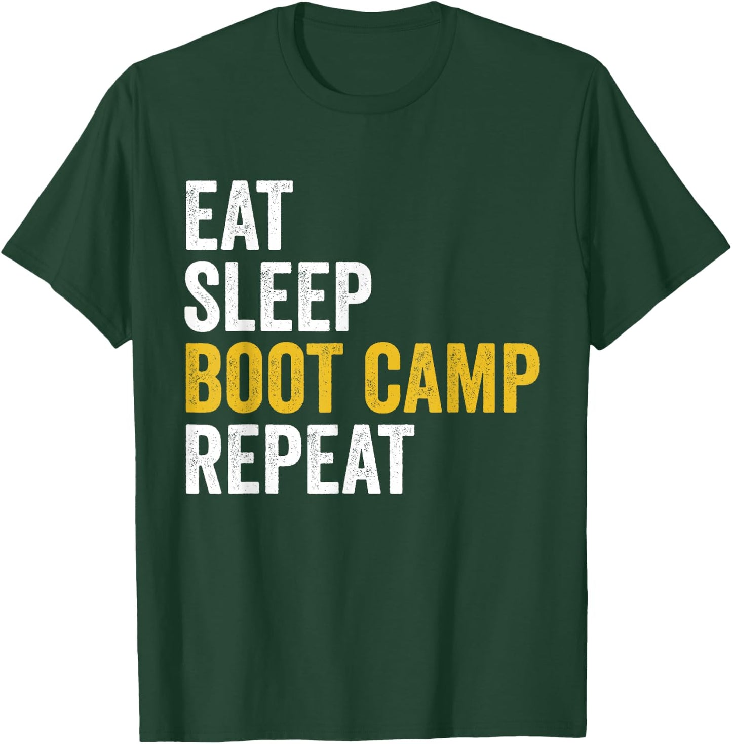 Boot Camp Military Bootcamp Fitness T-Shirt - T-Shirt | Forest